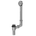 White Tub Waste with Two Hole Polished Faceplate Y237385
