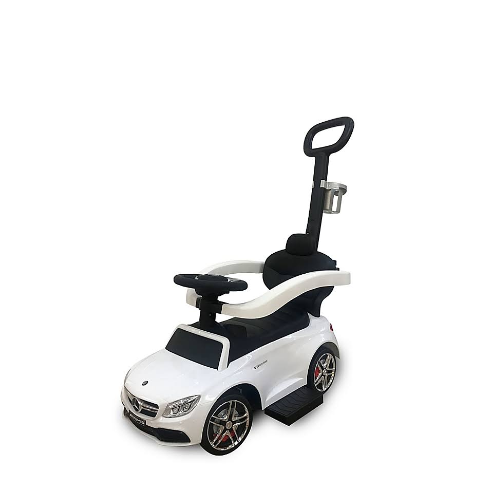 White 3-in-1 Ride-On Car M352