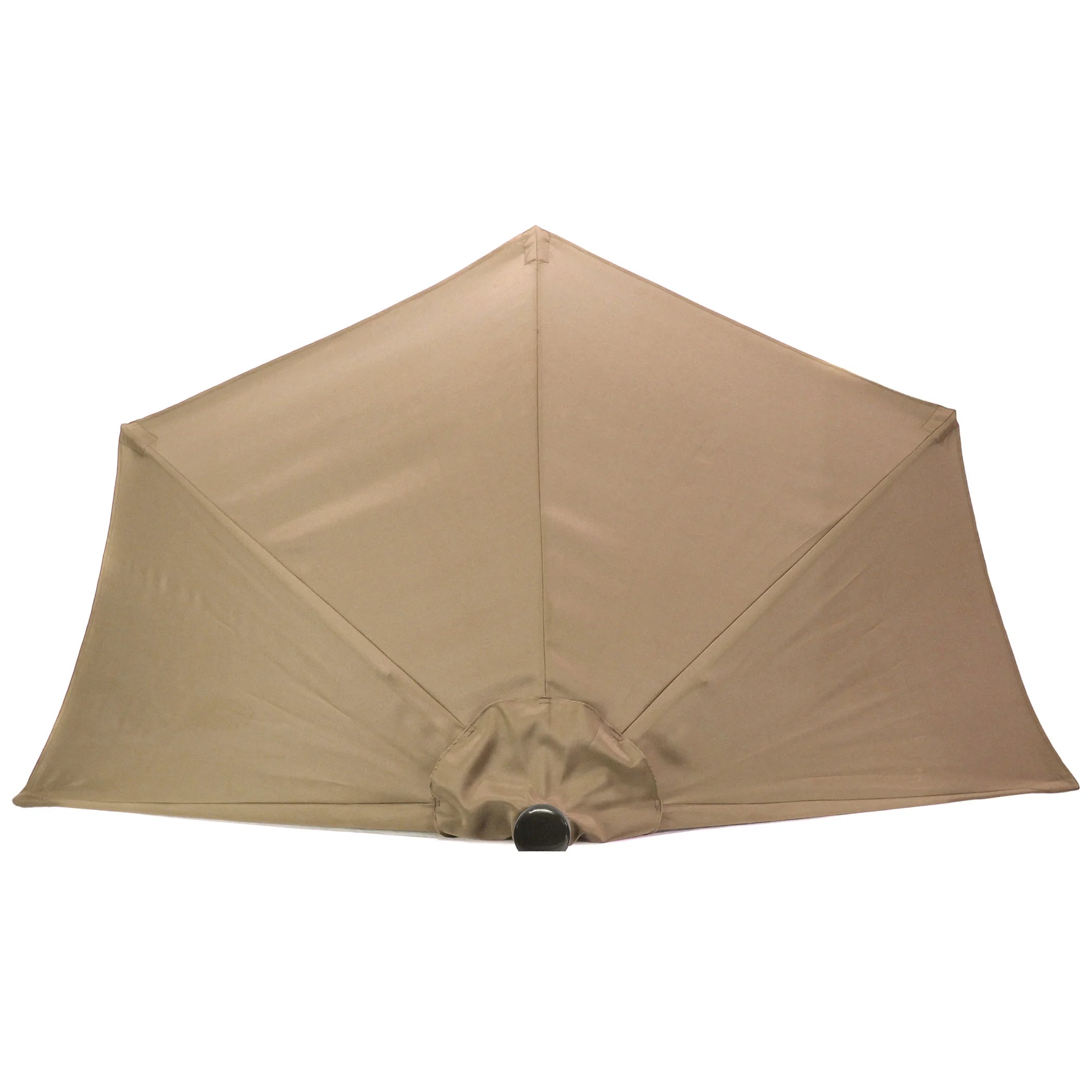 Khaki Solid Outdoor Patio Umbrella with Crank Opening Y7169