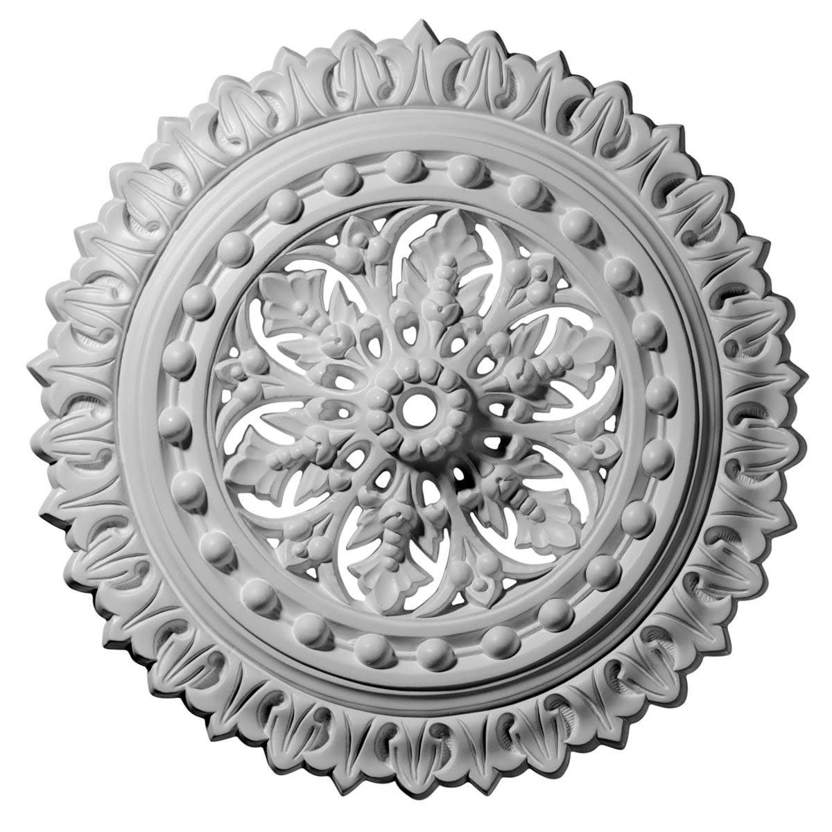 Ceiling Medallion, Hand-Painted Smokey Topaz T466404