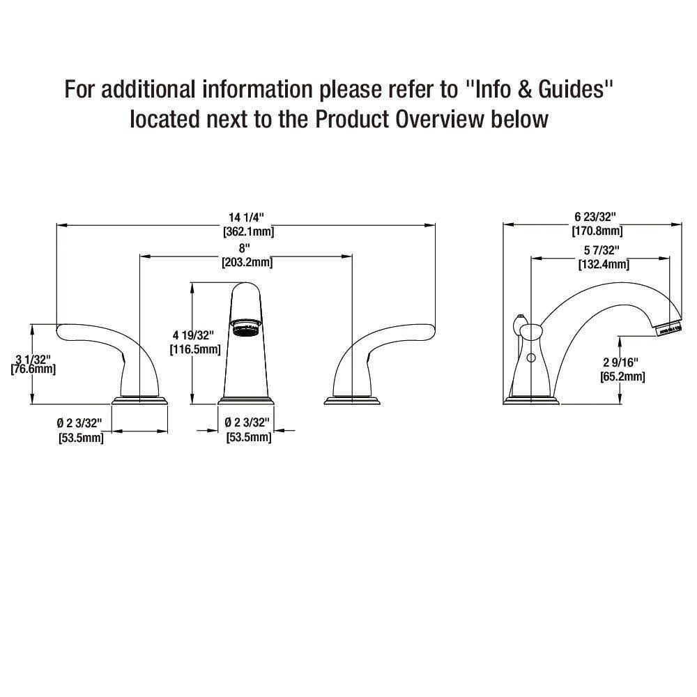 Bronze 2-Handle High-Arc Bathroom Faucet T524552