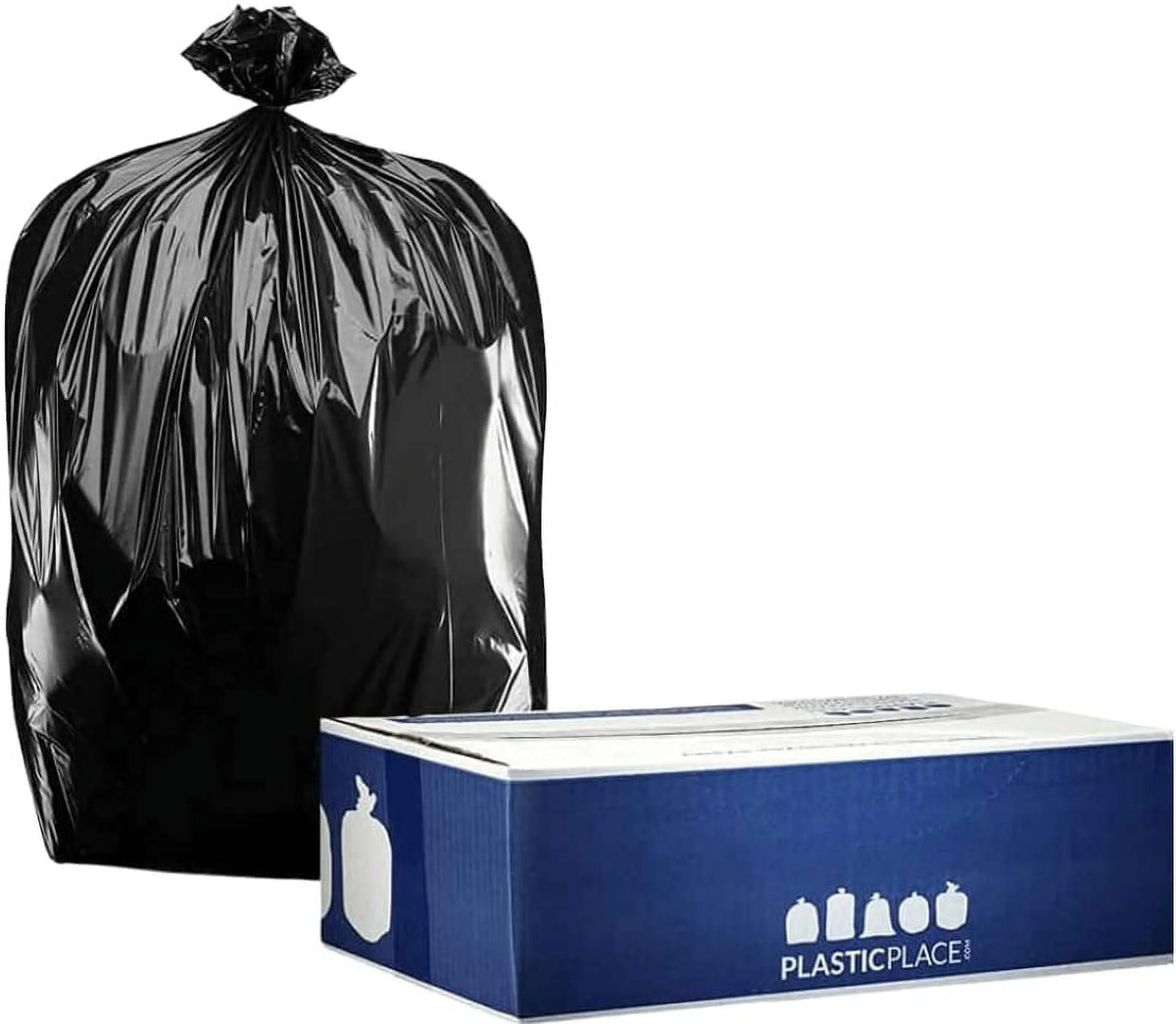 Black Trash Bags, 50 Count C81435