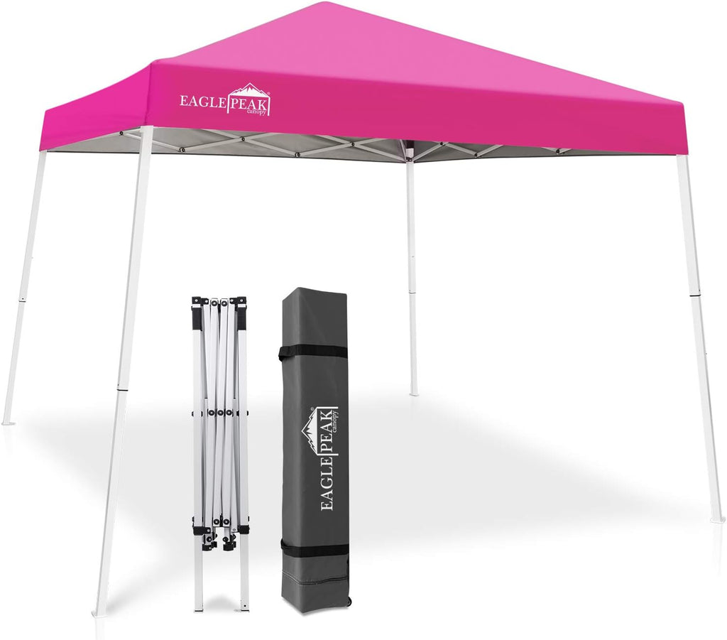 Pink 10' x 10' Slant Leg Pop-up Canopy Tent P63895