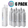 6 Pack Refrigerator Water Filter X3659