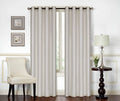 Red Solid Faux Silk Double Waterfall Valance with Tails B365368