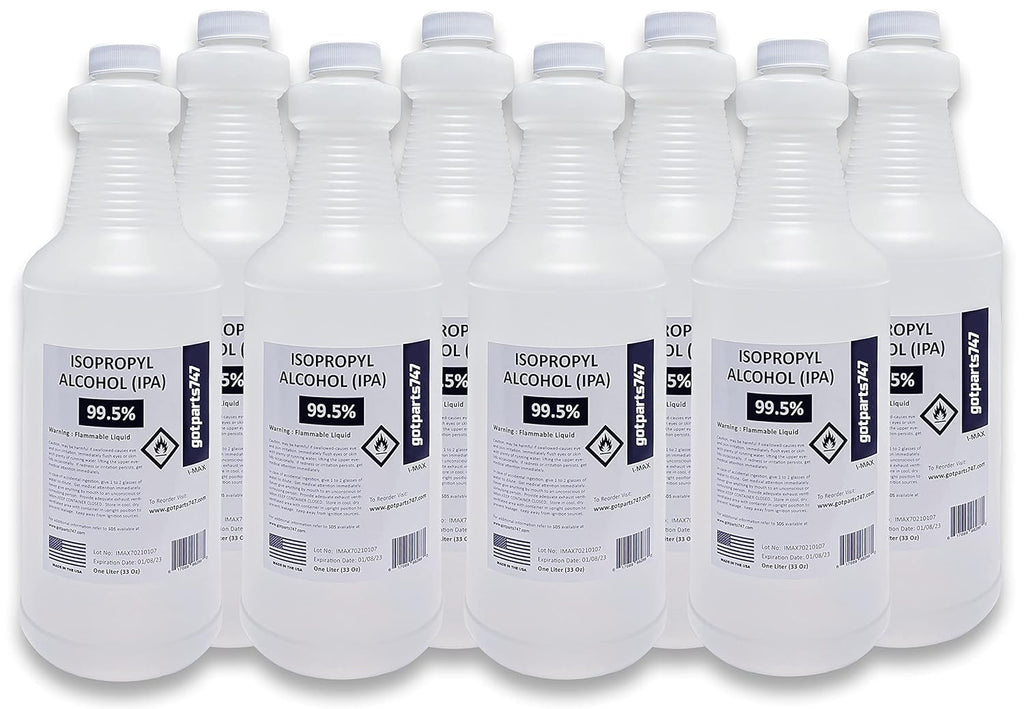 Isopropyl Alcohol 99.5+% 8 x 1000 ml H87175