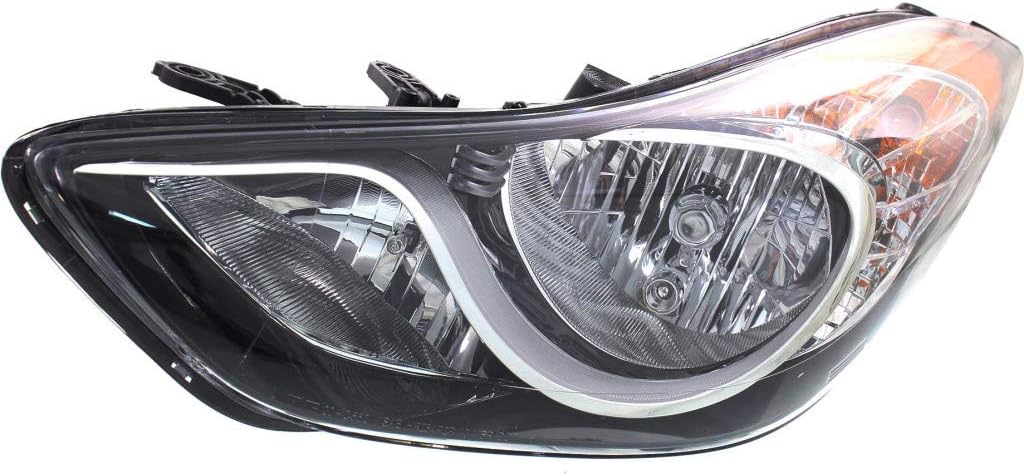 Driver Side Headlight Assembly for Hyundai Elantra Sedan 2011 2012 2013 W88859