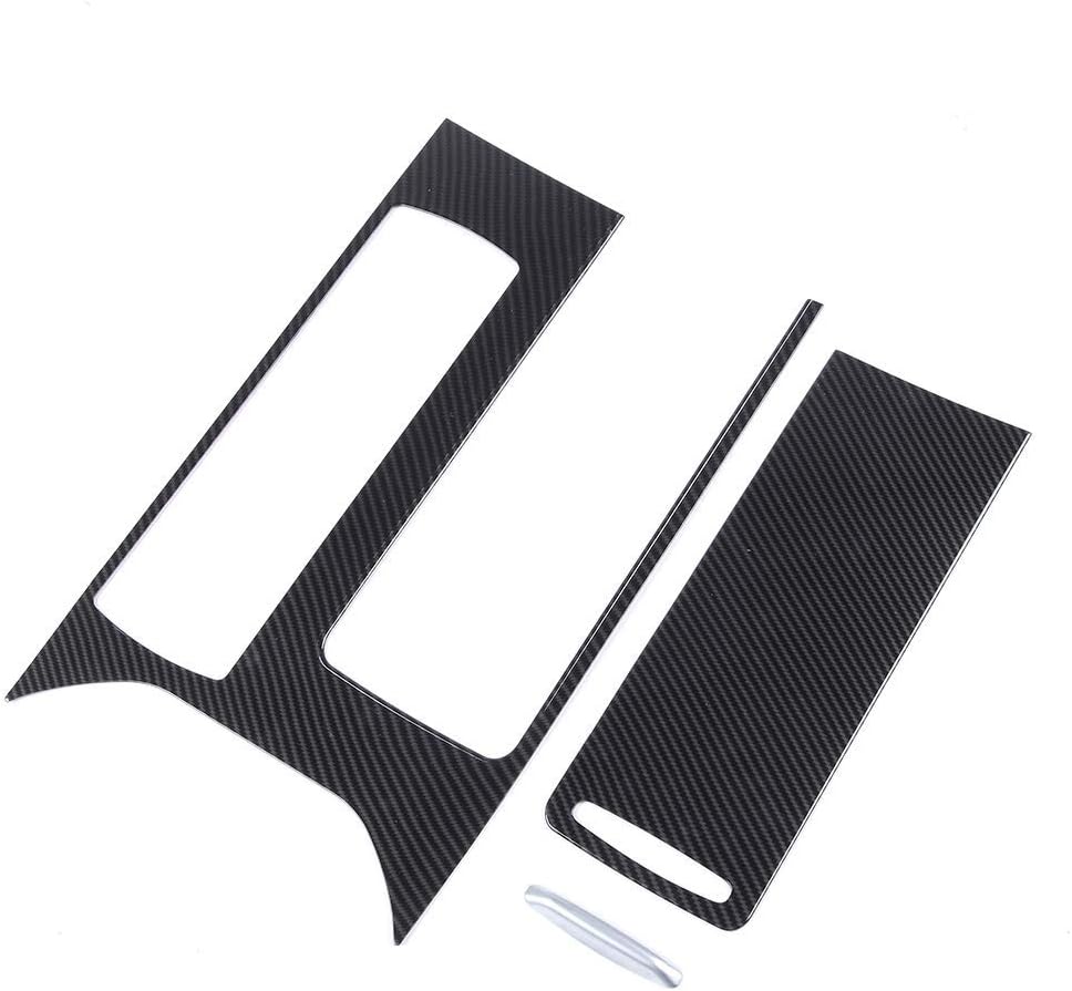 Carbon Fiber Style Center Console Gear Shift Cover Panel Trim (Pack of 3) X250