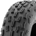 20x7-8 ATV UTV Go-Karts Tire, Knobby Tread, 6 PR, Tubeless Pack of 2 P776