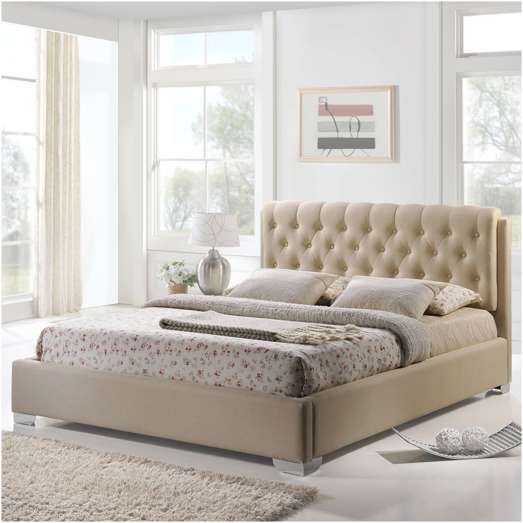 Queen Fabric Bed T695965