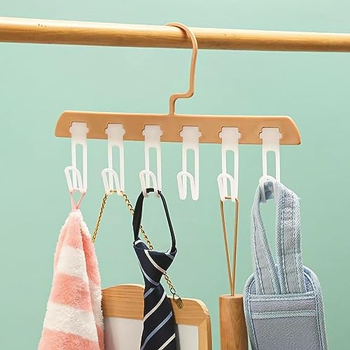 6 Slots PVC Clothes Hangers D81253