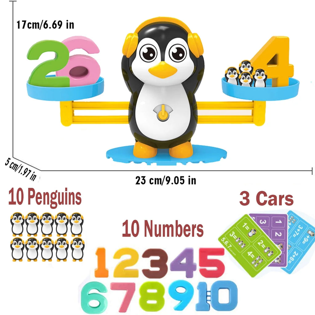 Balance Board Game Math Learning STEM Toy for Kids Ages 3 4 5 6 W365
