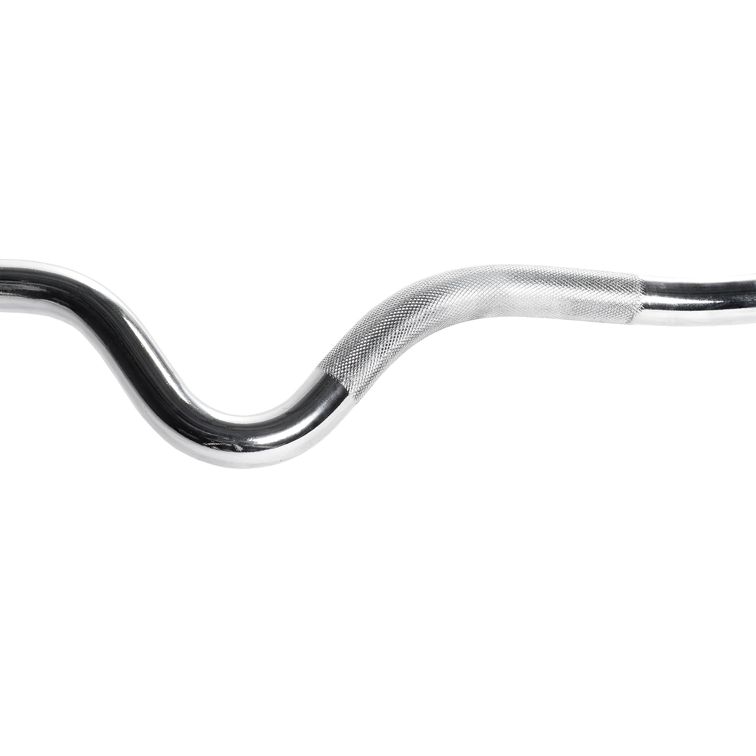 Chrome Olympic Super Curl Bar X96505