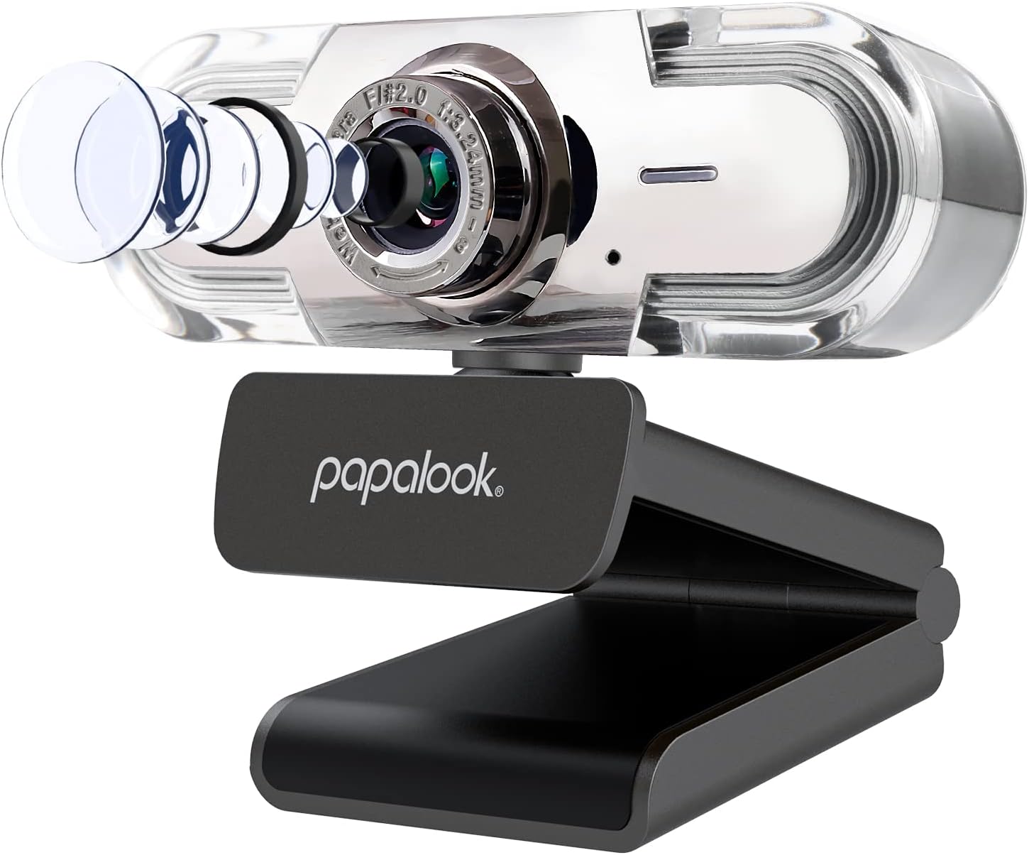 1080P Webcam with Microphone, Full HD Streaming Web Camera, 90° View Computer Camera, Manual Focus USB Camera F743129