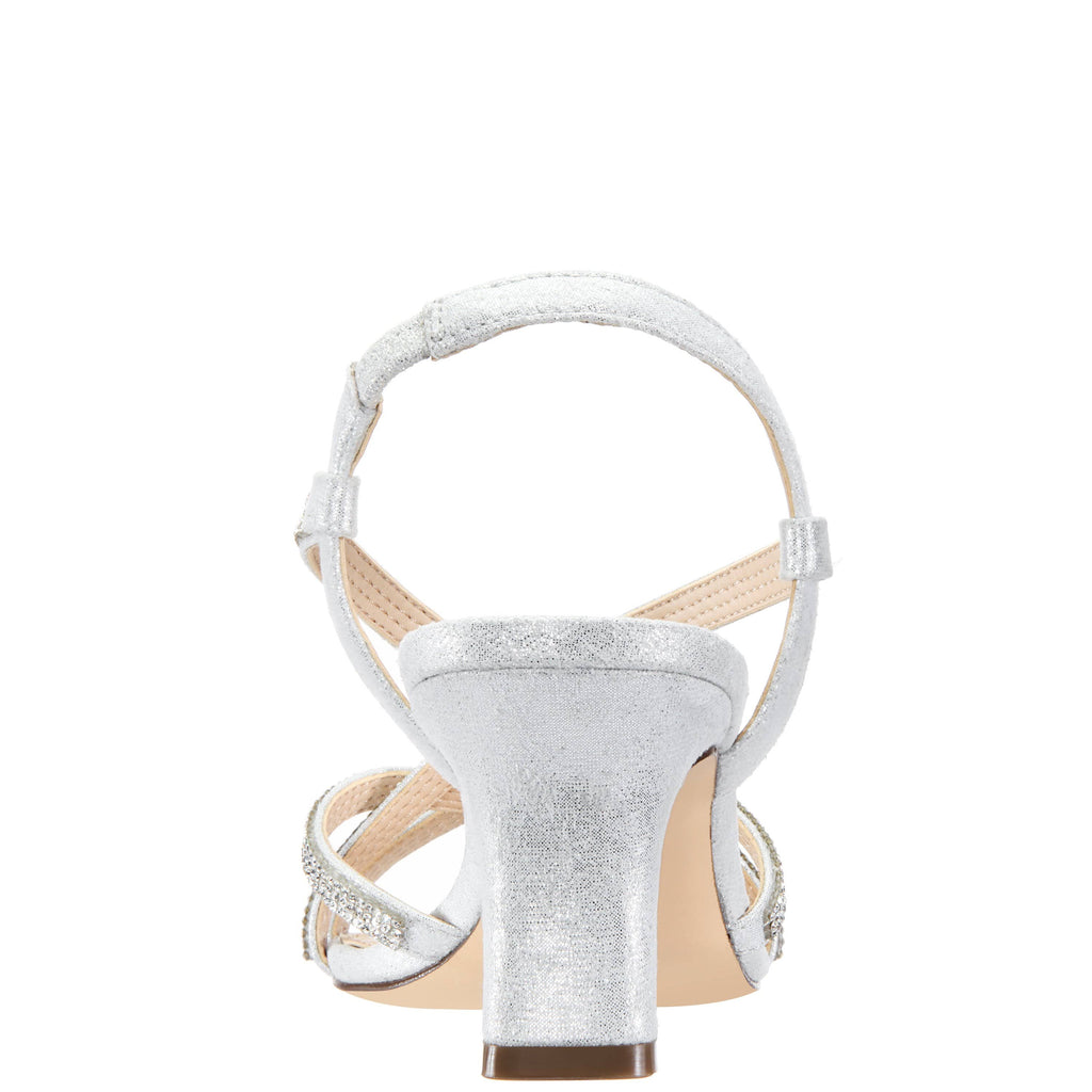 Silver Reflective Suedette S679656