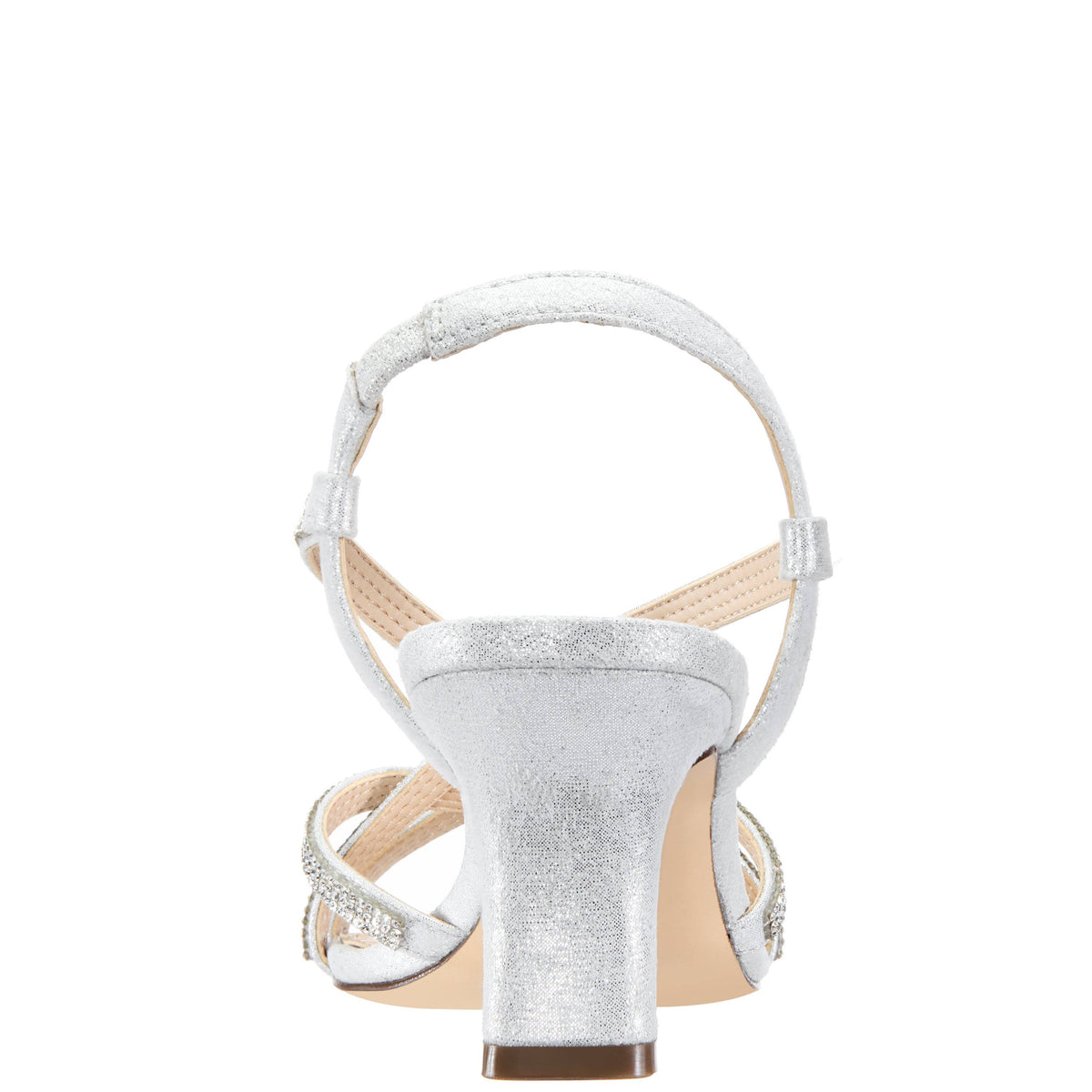 Silver Reflective Suedette S679656