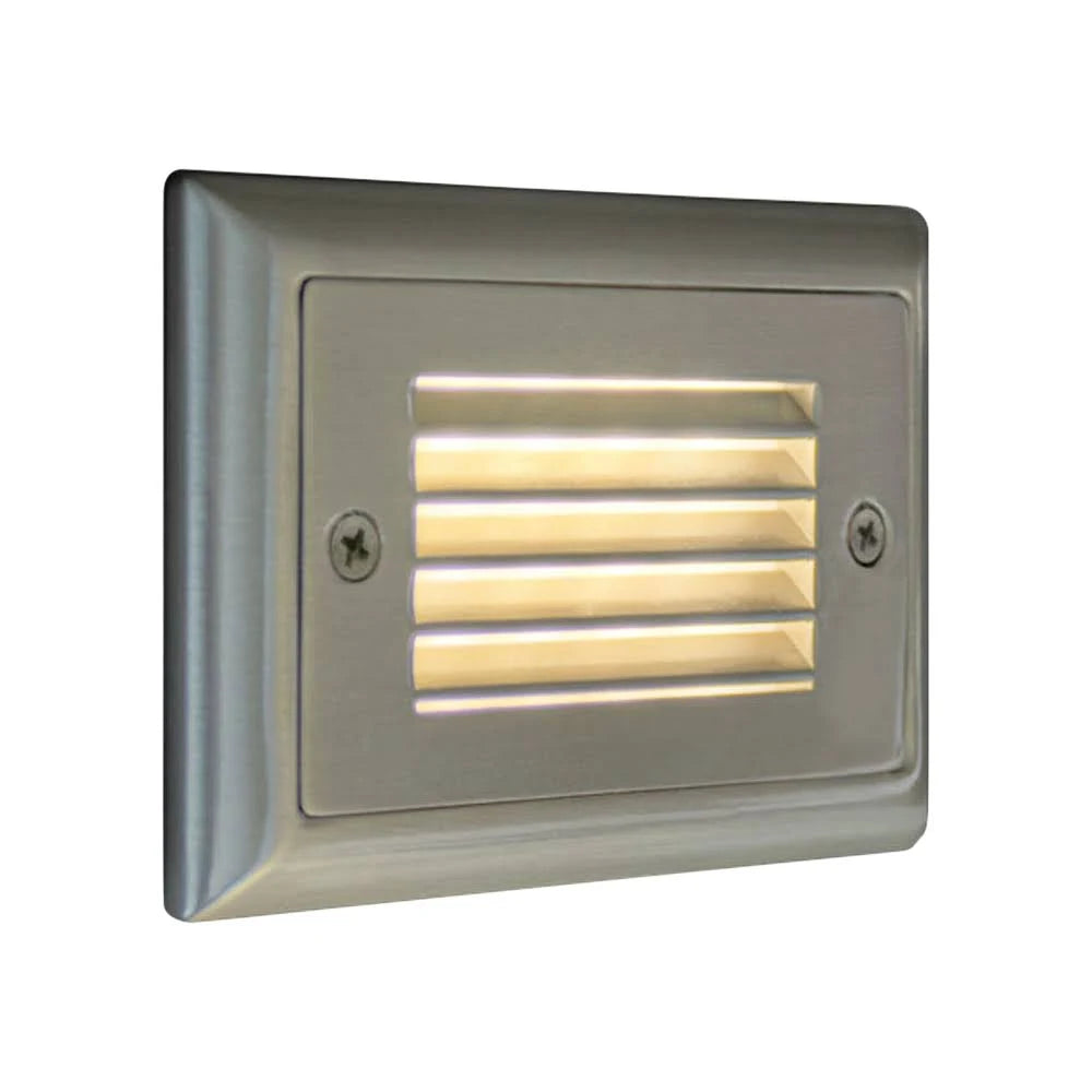 1-Light LED Accent Horizontal Louver Amber Brushed Nickel C5209