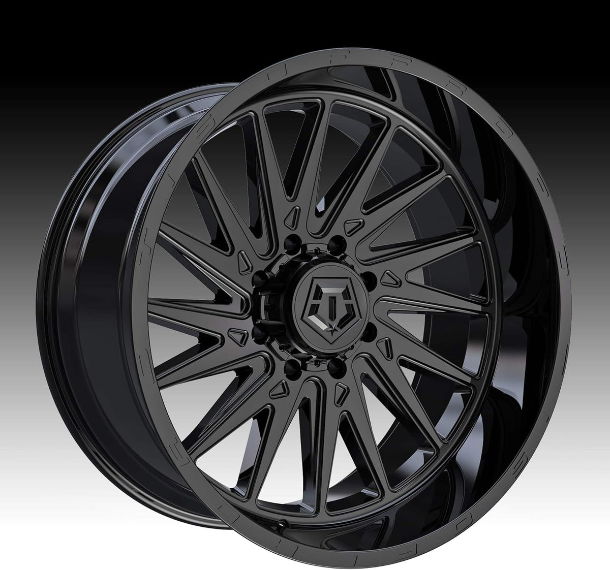 20x12 5x5" -44mm Black Wheel Rim 20" J60077