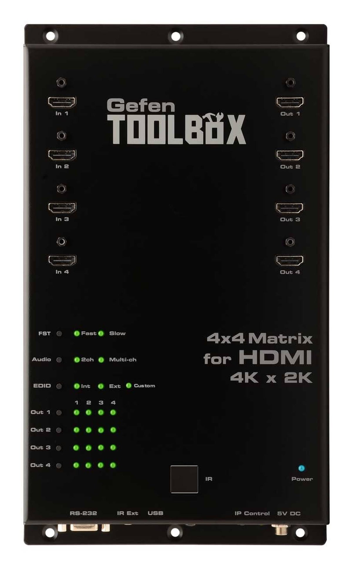 4x4 Matrix for HDMI Switch with 4 HDMI Ports F856