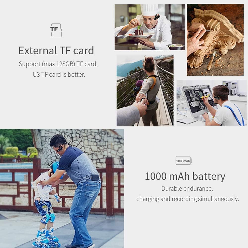 4K Wearable Video Camera with 32GB MicroSDHC Card X1062