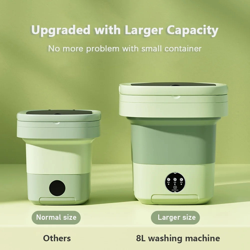 8L Portable Spin Dryer with Drain Hose S6420