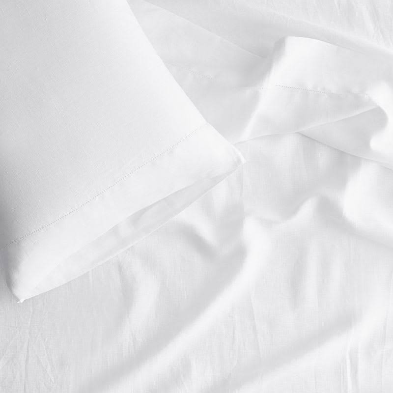 Full Linen Duvet Cover in Gray Q51759