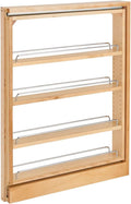3 Wood Base Cabinet Pullout Filler Organizer with Adjustable Shelves B120683