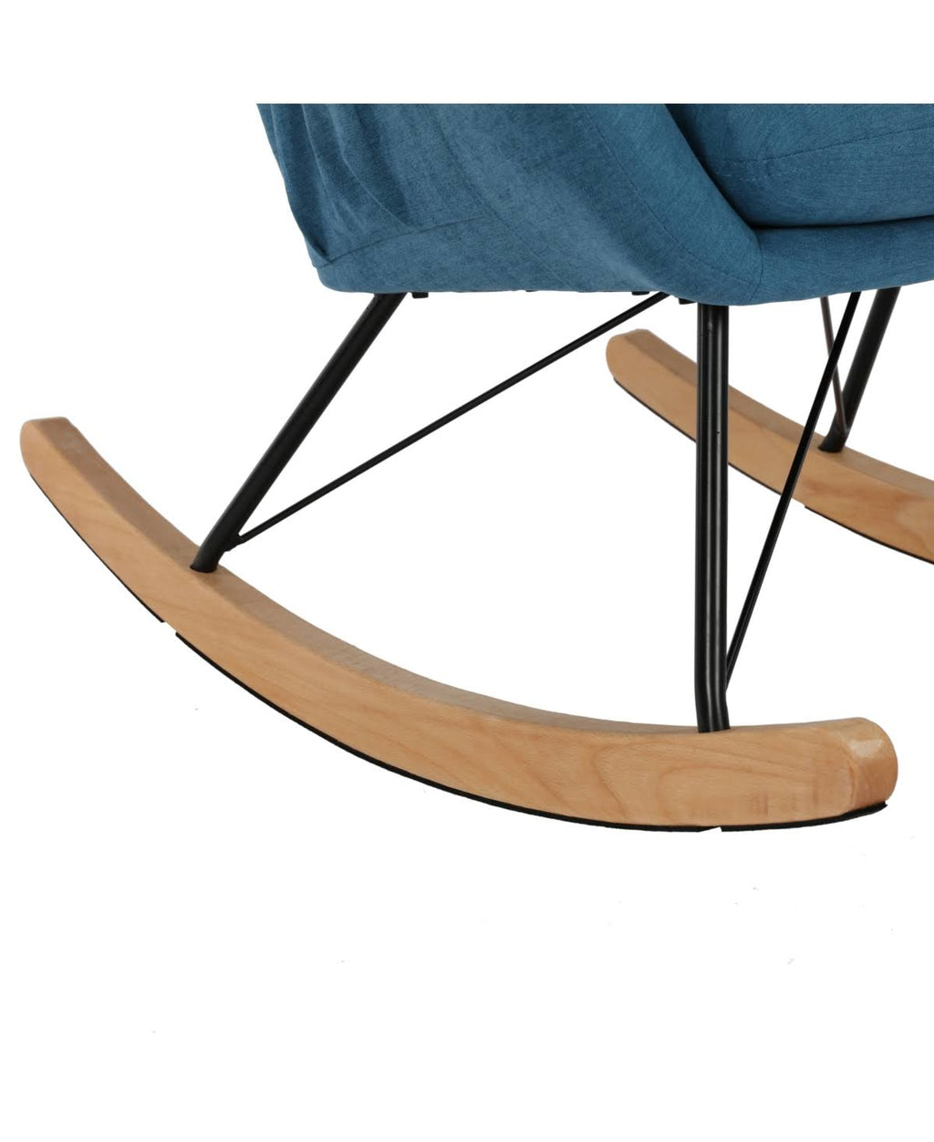 Green Rocker Chair with Storage Pockets Y268961