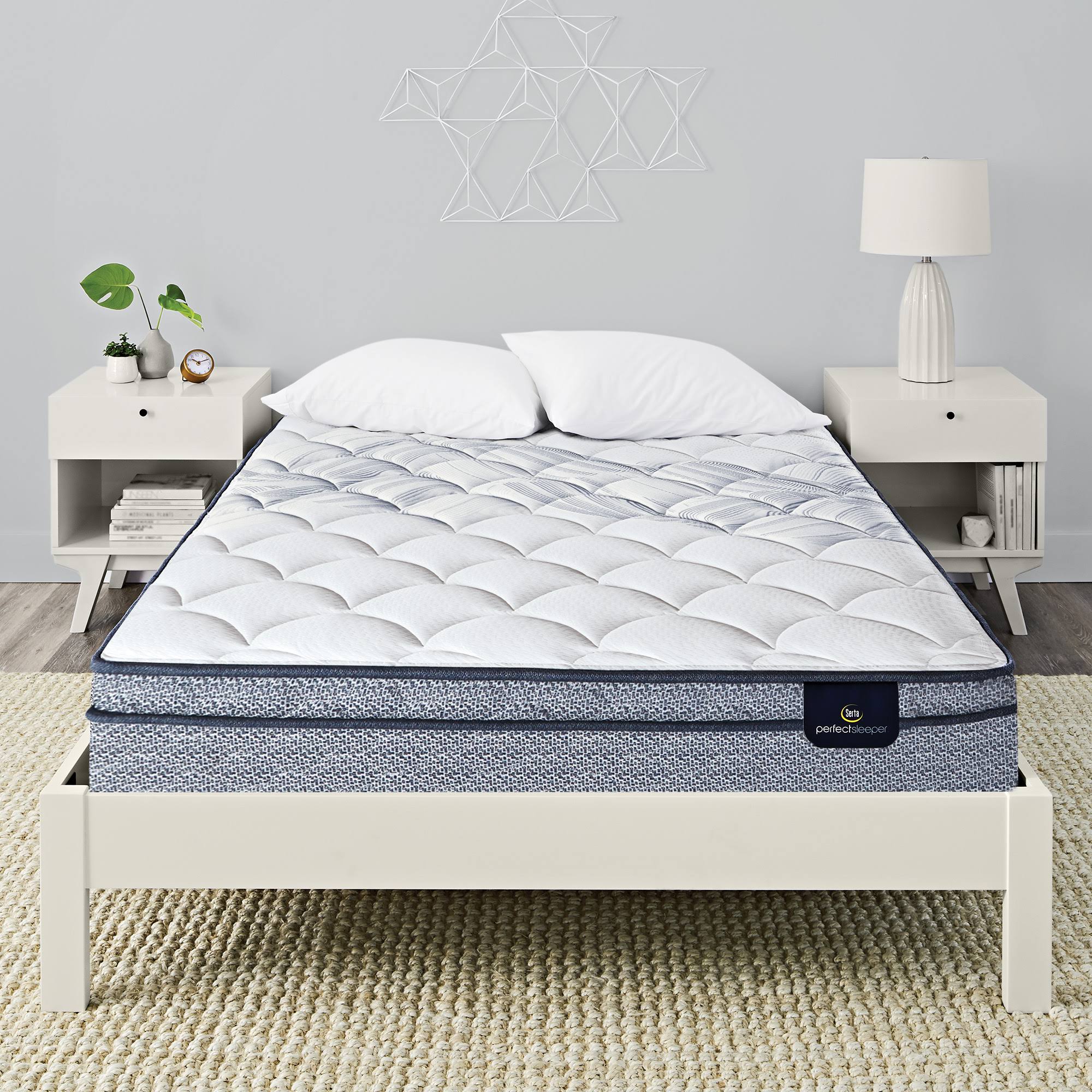 Twin Memory Foam Eurotop Mattress Z468258