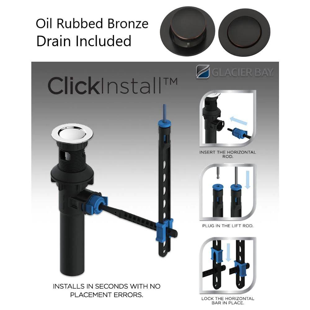 Bronze 2-Handle High-Arc Bathroom Faucet T524552