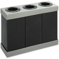 Rectangular 3-Bin Recycling Center I491