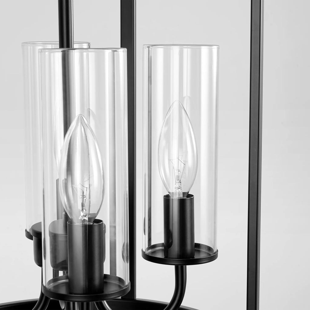 4-Light Rectangle Farmhouse Chandelier U39069