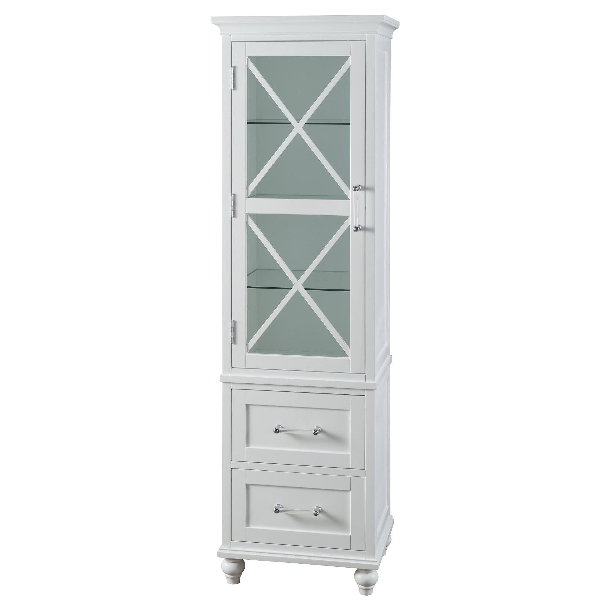 White Linen Cabinet L667816