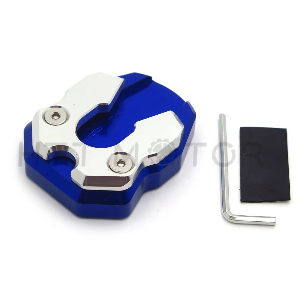 Blue CNC Sidestand Foot Plate Kickstand Pad for Yamaha Nmax155 O674