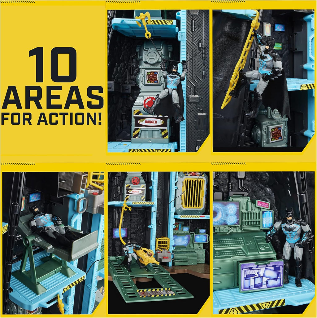 Batman Bat-Tech Batcave Giant Transforming Playset with 4” Batman Figure Y2119