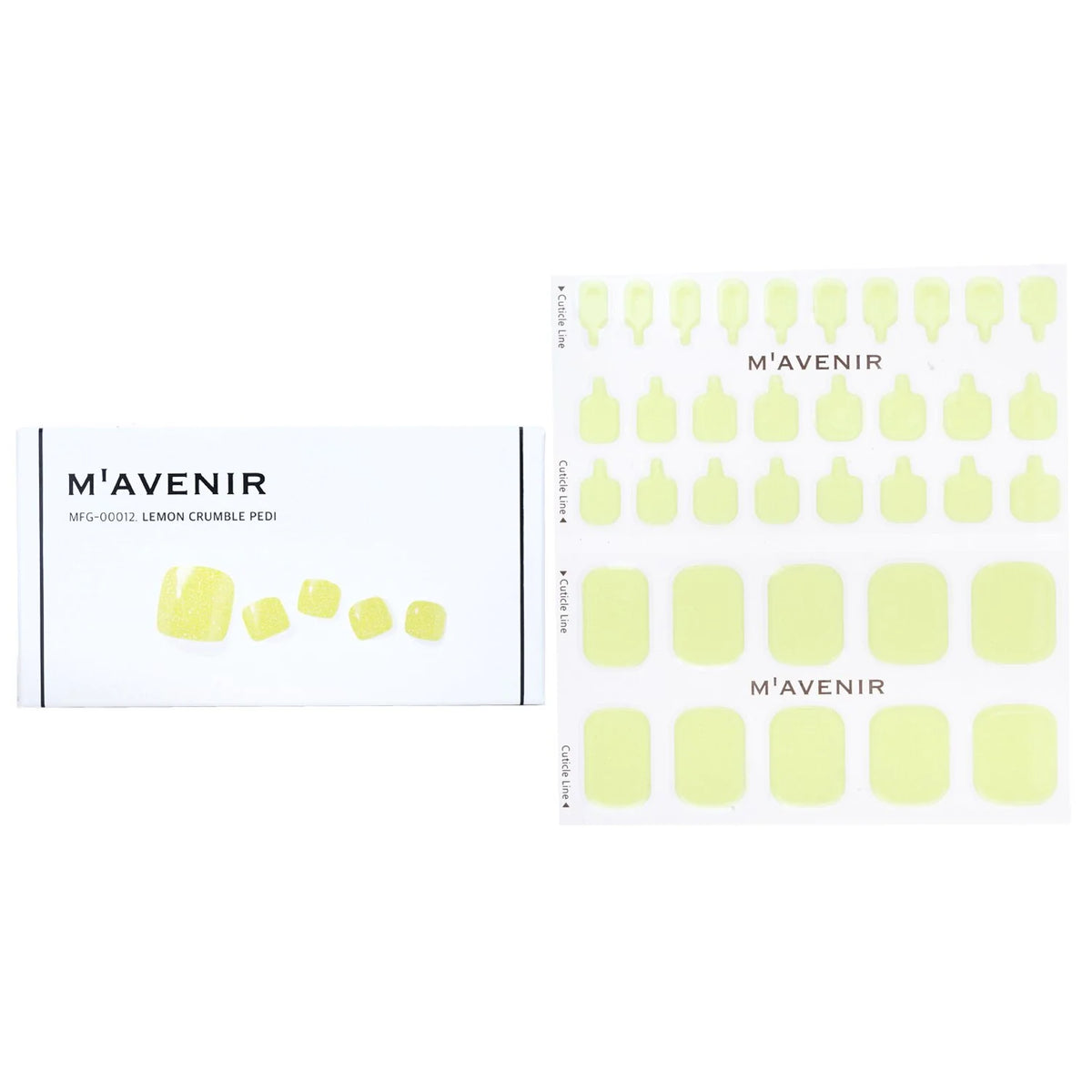 Yellow Pumpkin Nail Sticker 32pcs M437367