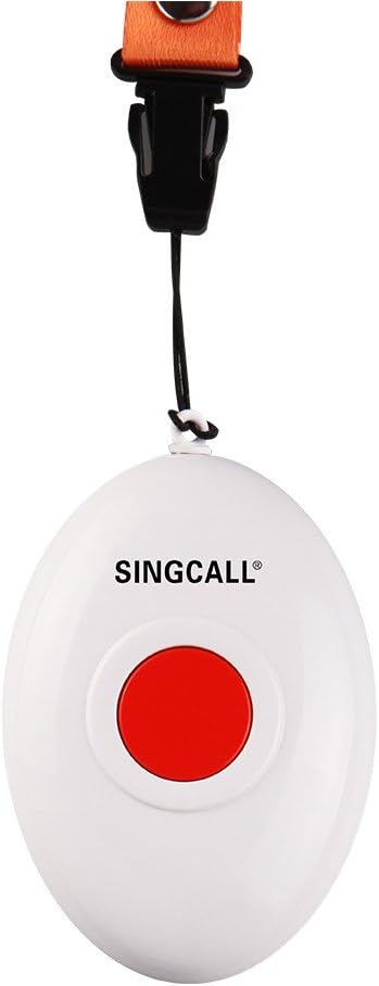 1 Plug-in Receiver 2 Buttons Wireless Caregiver Pager Nurse Calling Alert U4150