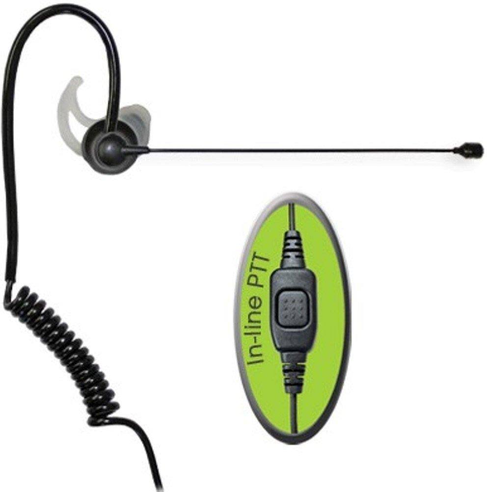 Noise Canceling Boom Microphone with Flat PTT S9984