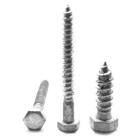 Hex Lag Screw 5/16 inch-9 x 4 1/2 inch Low Carbon Steel Hot Dip Galvanized Pk 100 Y501