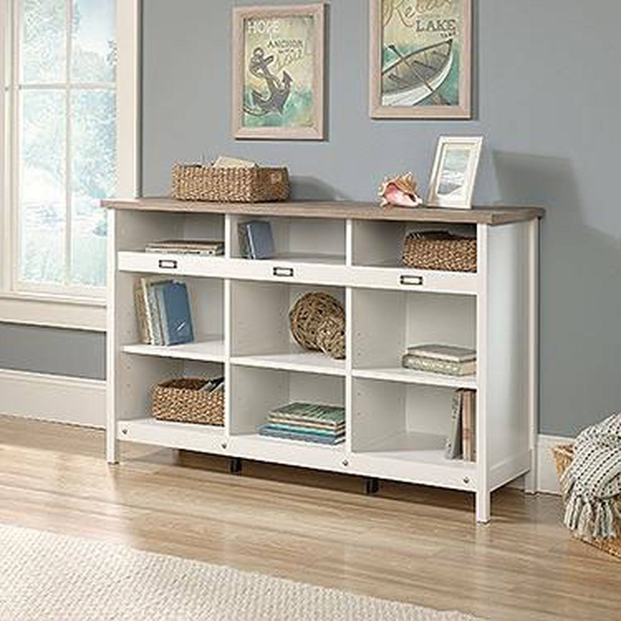 Soft White 9-Cubby Storage Unit I280