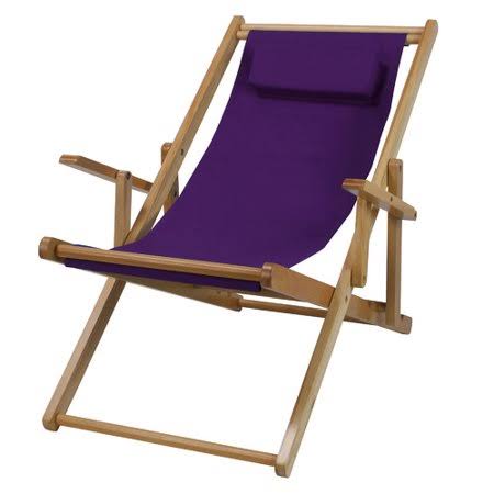 Purple Reclining Beach Chair O567174