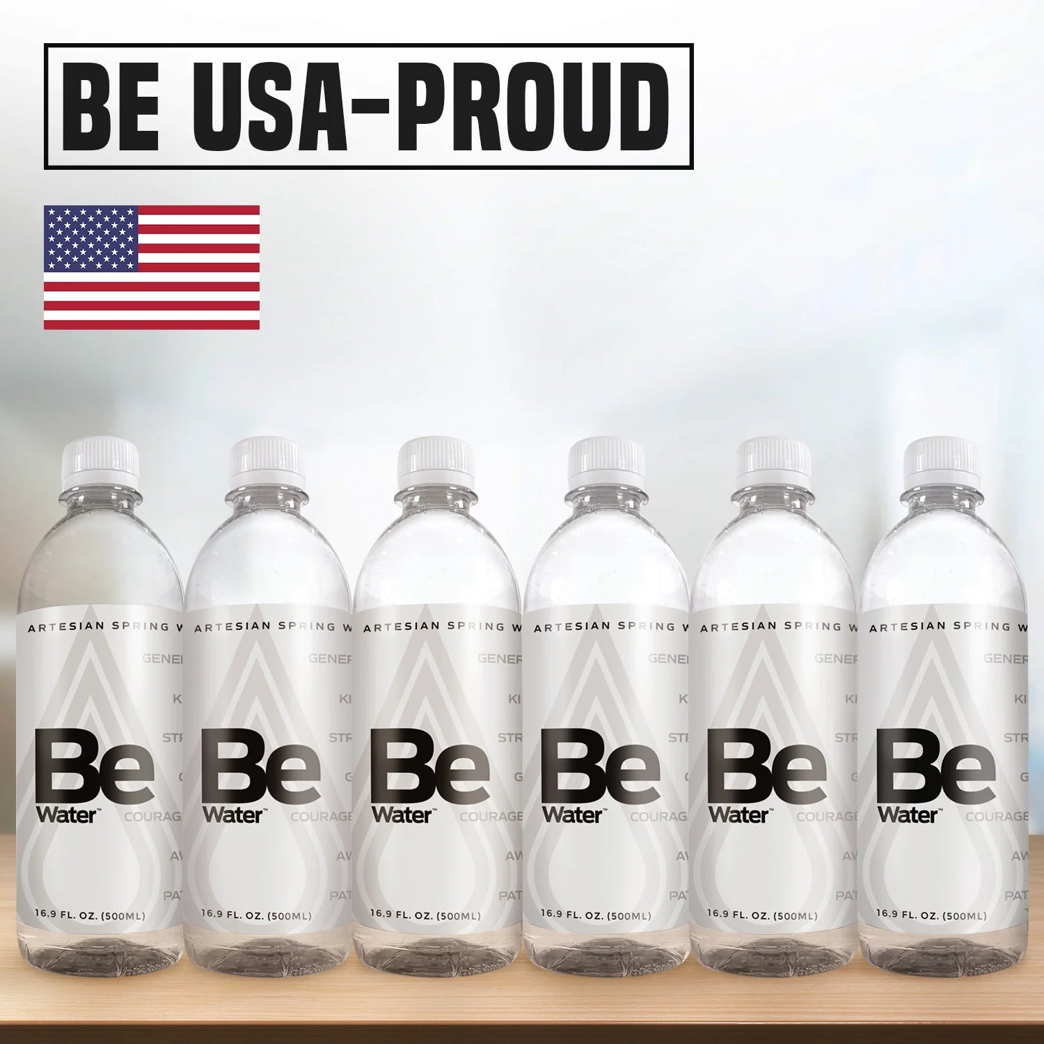 4 cases of 6 Natural Artesian Spring Bottled Drinking Water K79299