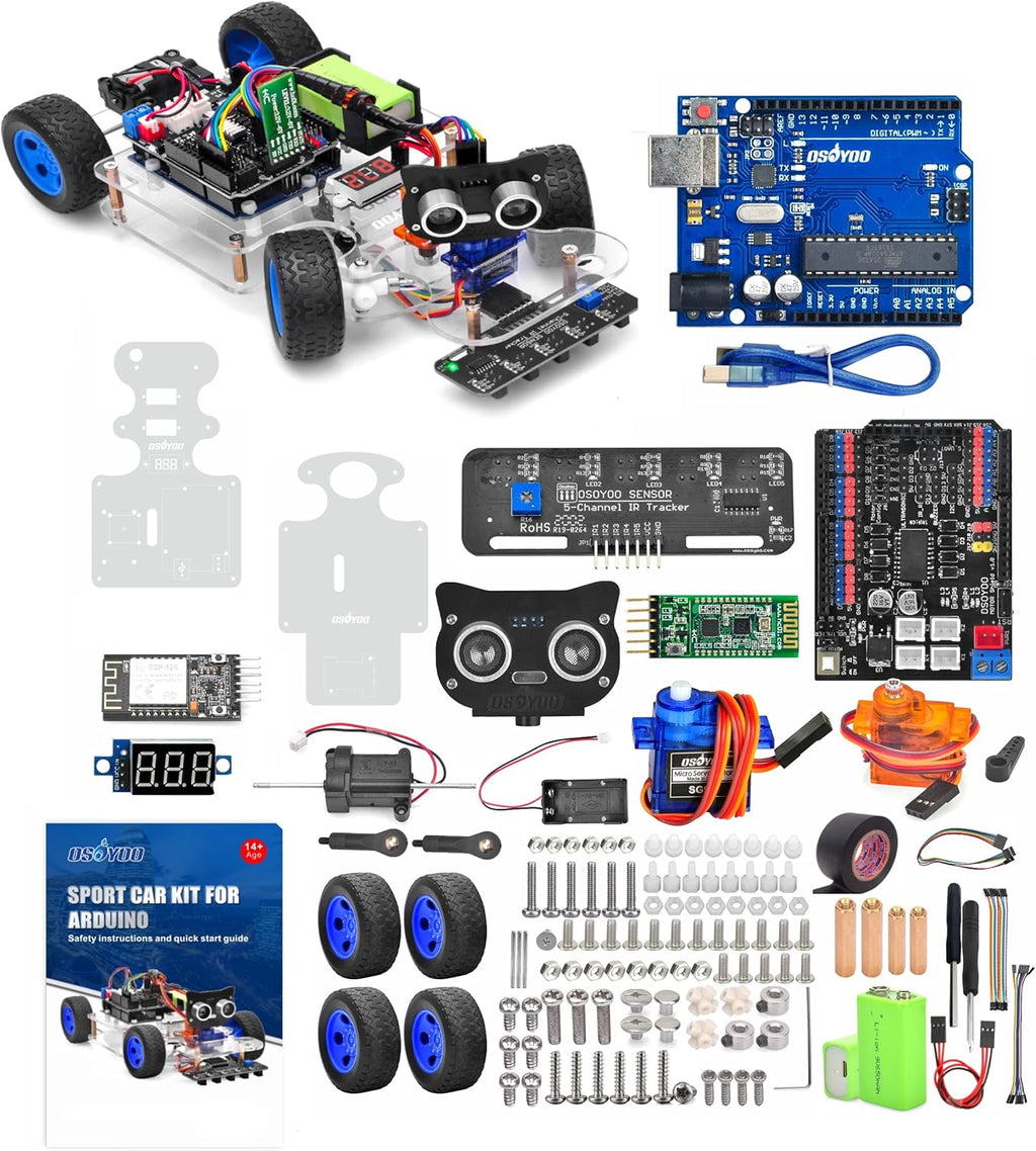 DIY Robot Car Kit with WiFi Bluetooth W674051