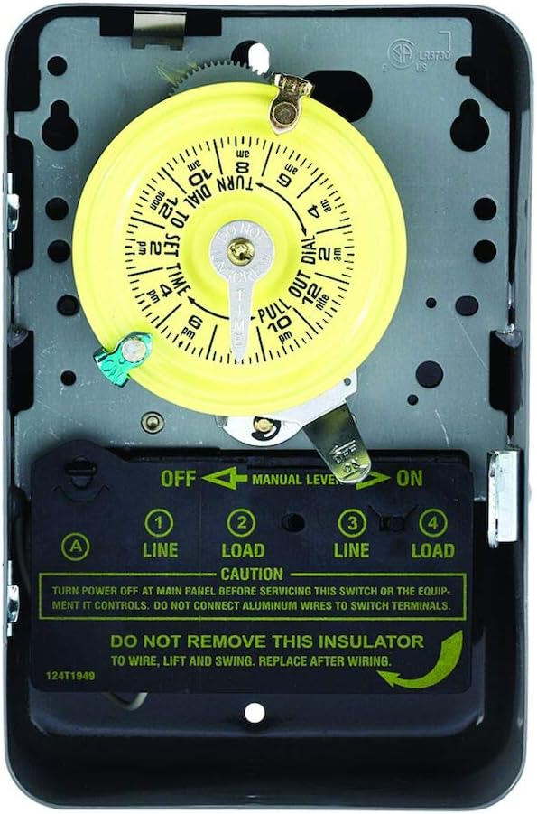 Gray Mechanical Time Switch Pack of 2 V483