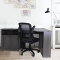 Grey 2 Piece L-Shape Writing Desk Office Set with Chair J5984