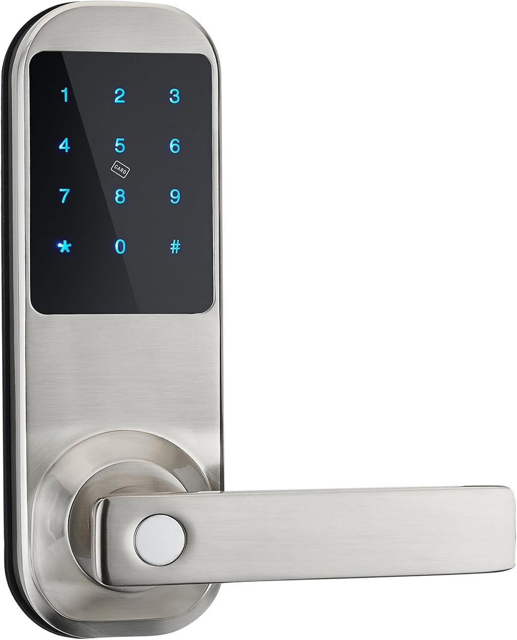 Bluetooth Digital Door Lock, Nickel Brushed Y549856