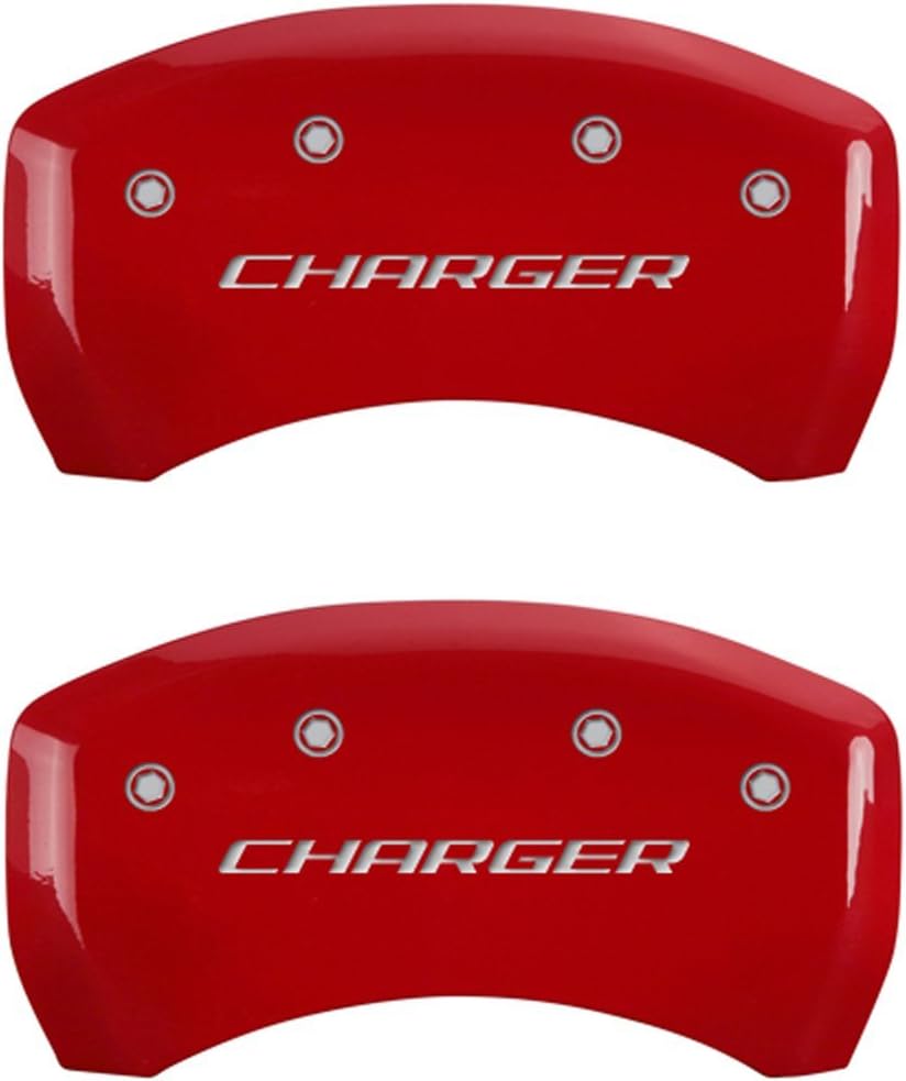 Red Brake Caliper Covers Set of 4 J1402