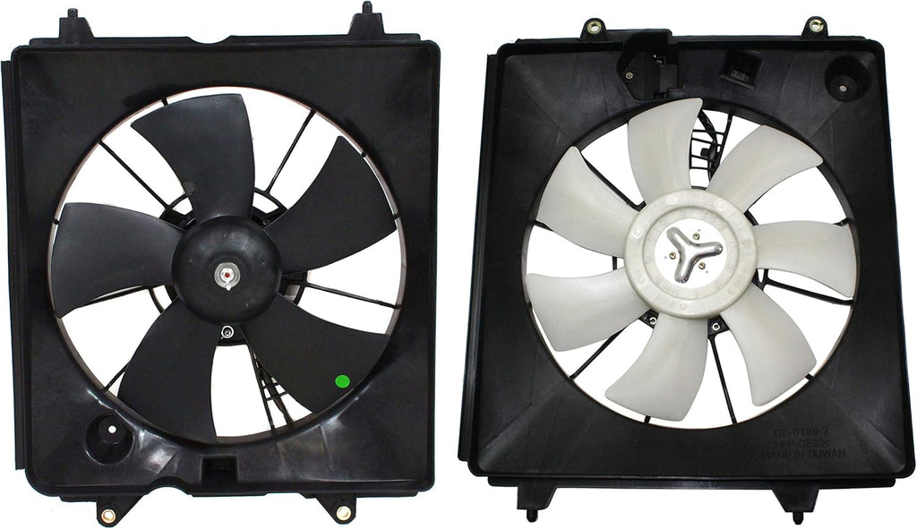 Radiator Cooling Fan with A/C Condenser Fan for 2007-2009 Honda CR-V Left & Right Q486