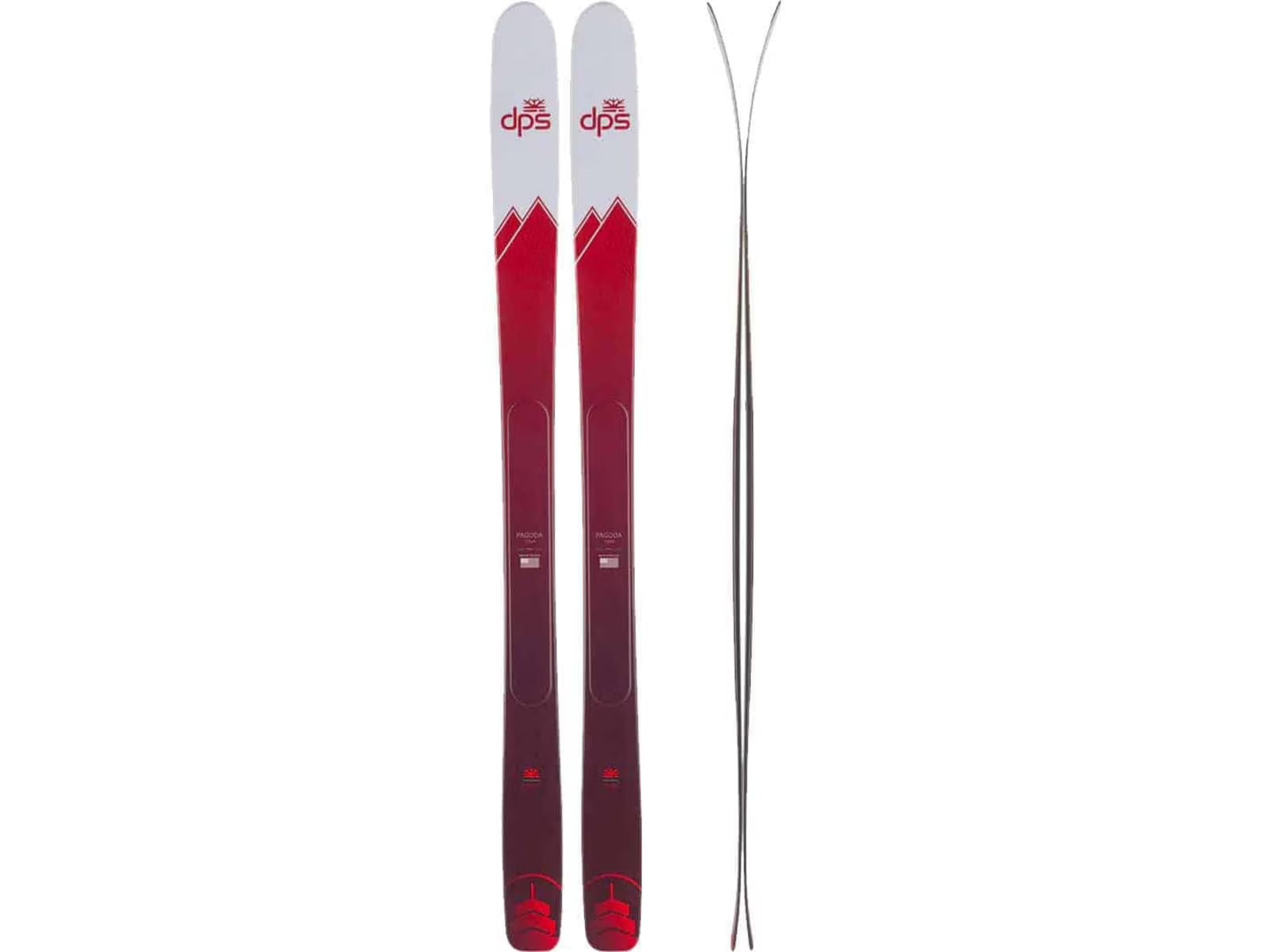 Deep Red 163cm Tour Skis H730