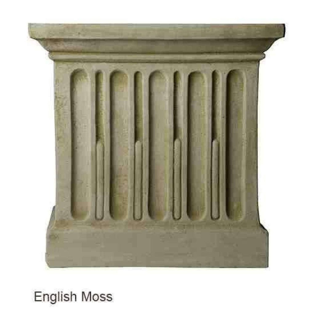 Aged Limestone Standing Lotus Buddha Y49325